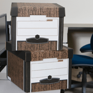 Empty office boxes